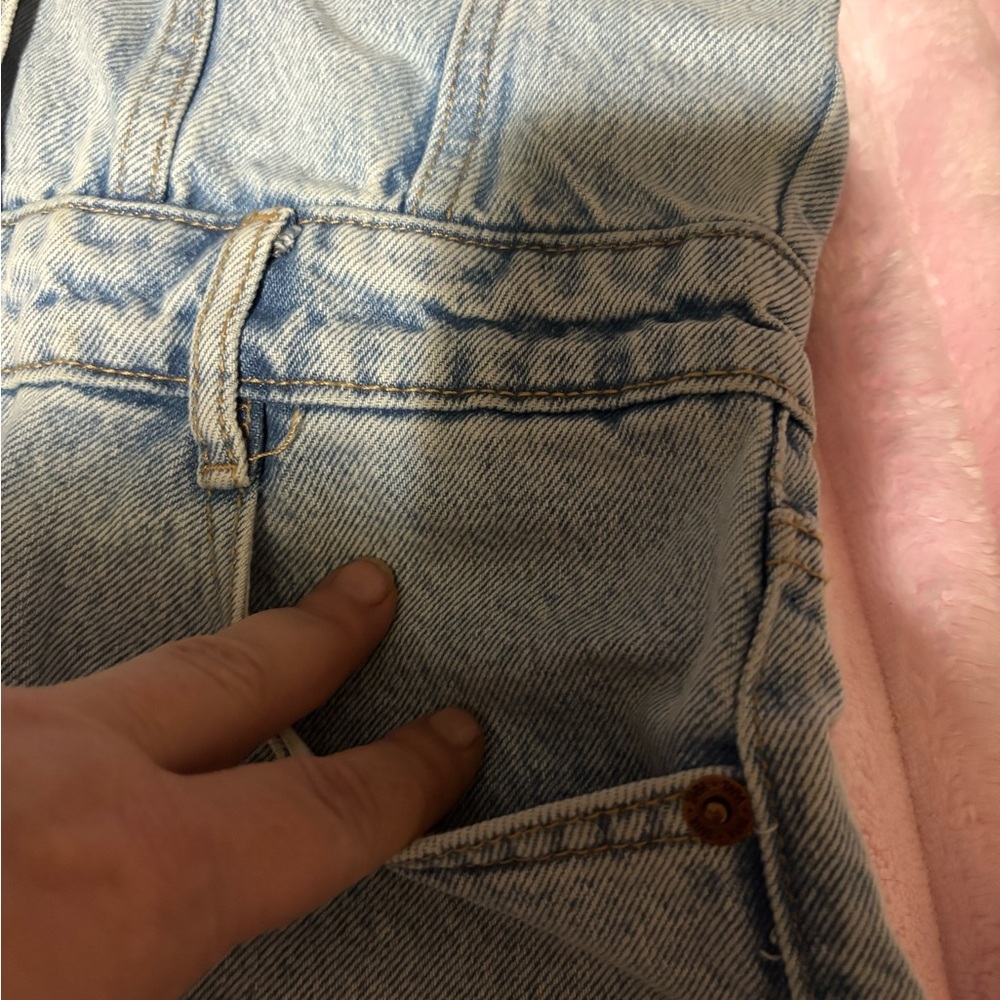 Zara Light Blue Denim short Overalls xs #y2k #westeren
#denim #grunge - Picture 9 of 14